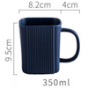 Textured Tea Cup- Mug for coffee, tea mug, cappuccino mug | Cups and Mugs for Coffee Table & Home Decor