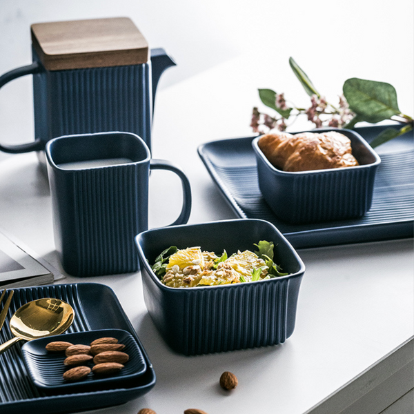 Square Soup Bowl - Bowl, soup bowl, ceramic bowl, snack bowls, curry bowl, popcorn bowls | Bowls for dining table & home decor