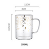 Starry Glass Coffee Mug- Mug for coffee, tea mug, cappuccino mug | Cups and Mugs for Coffee Table & Home Decor