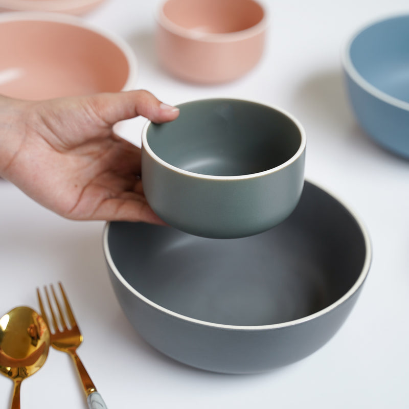 Stoneware Bowl - Bowl, ceramic bowl, serving bowls, noodle bowl, salad bowls, bowl for snacks, large serving bowl | Bowls for dining table & home decor