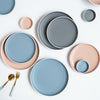 Stoneware Food Plate - Serving plate, rice plate, ceramic dinner plates| Plates for dining table & home decor