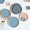 Stoneware Food Plate - Serving plate, rice plate, ceramic dinner plates| Plates for dining table & home decor