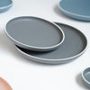 Stoneware Food Plate - Serving plate, rice plate, ceramic dinner plates| Plates for dining table & home decor