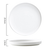 Stoneware Dinner Plate - Serving plate, rice plate, ceramic dinner plates| Plates for dining table & home decor
