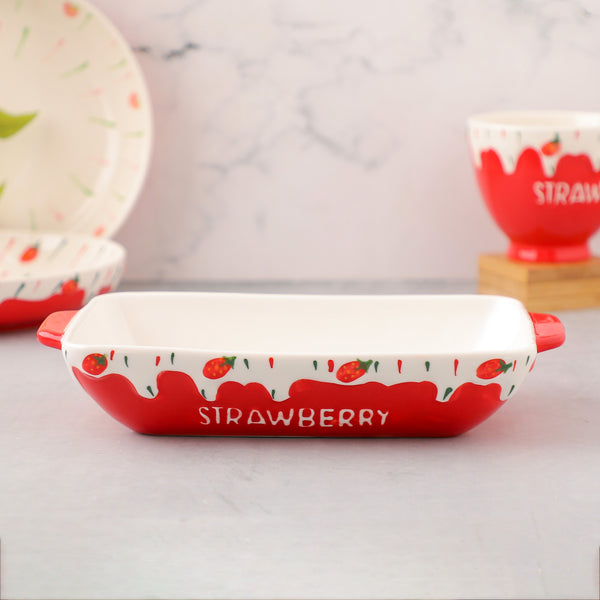 Strawberry Baking Tray - Baking Dish