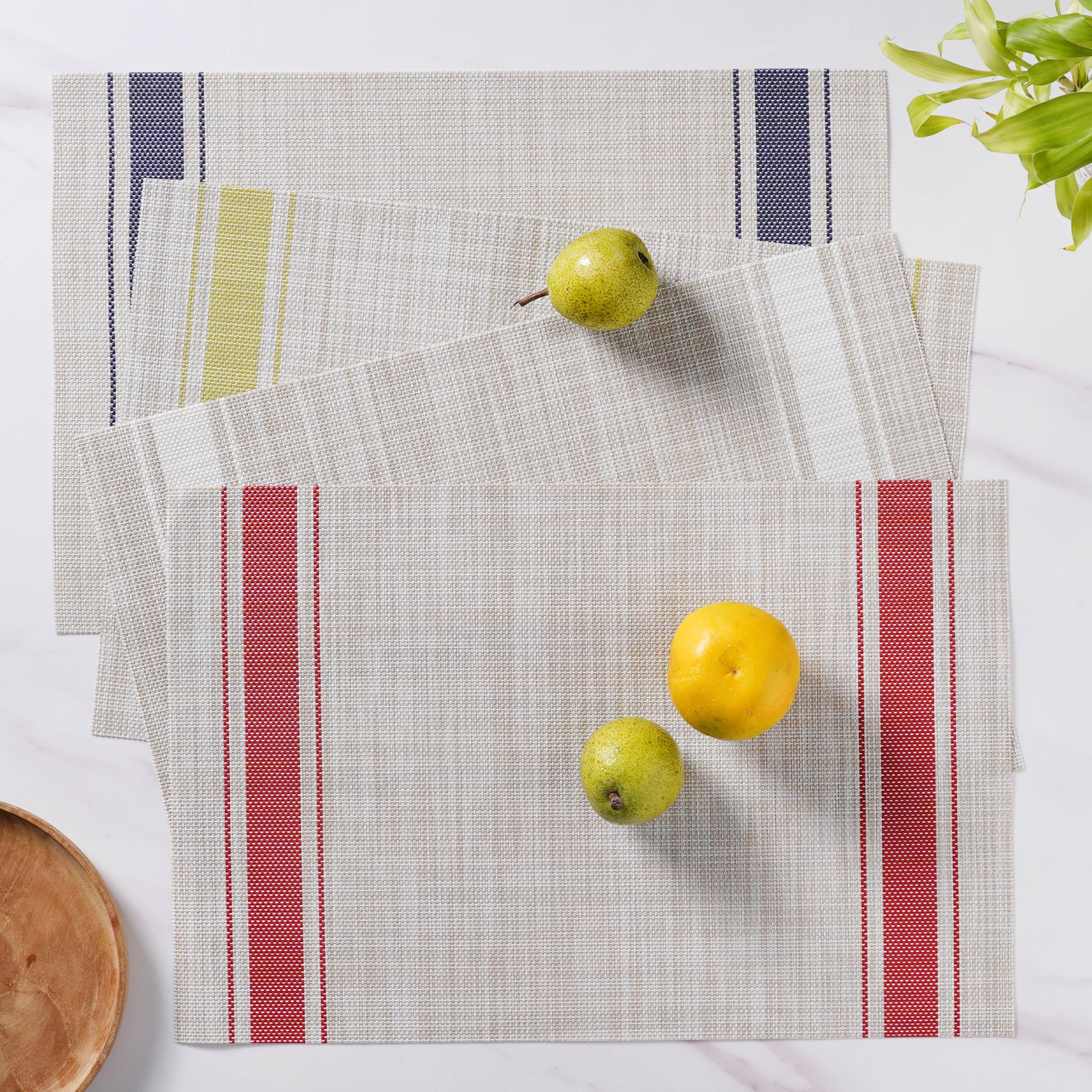 Striped Table Mat Set Of 6 Online - Premium Table Mat | Nestasia