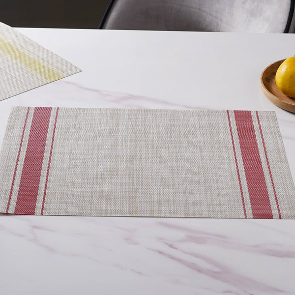 Striped Table Mat Set