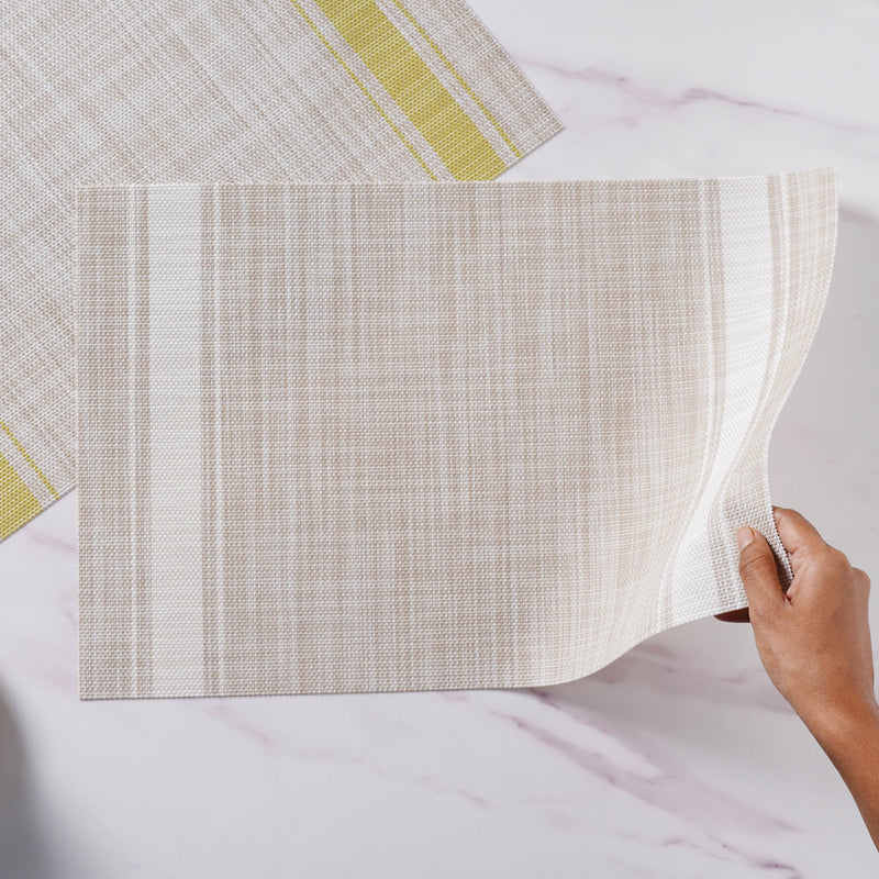 Striped Table Mat Set