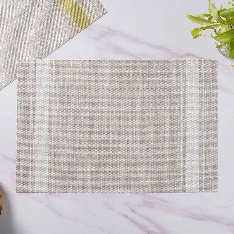 Striped Table Mat Set