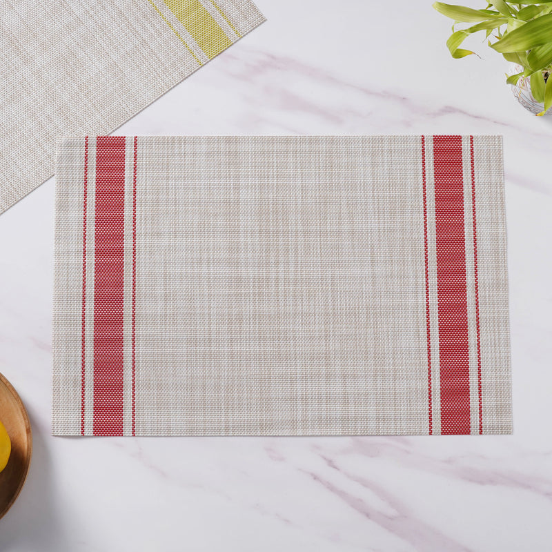 Striped Table Mat Set
