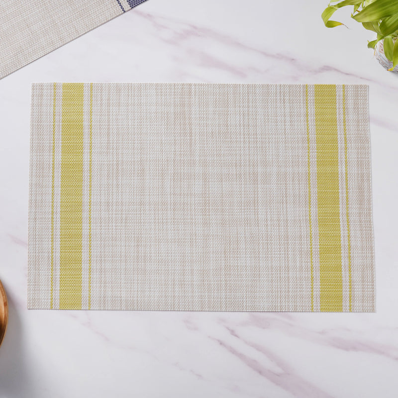 Striped Table Mat Set