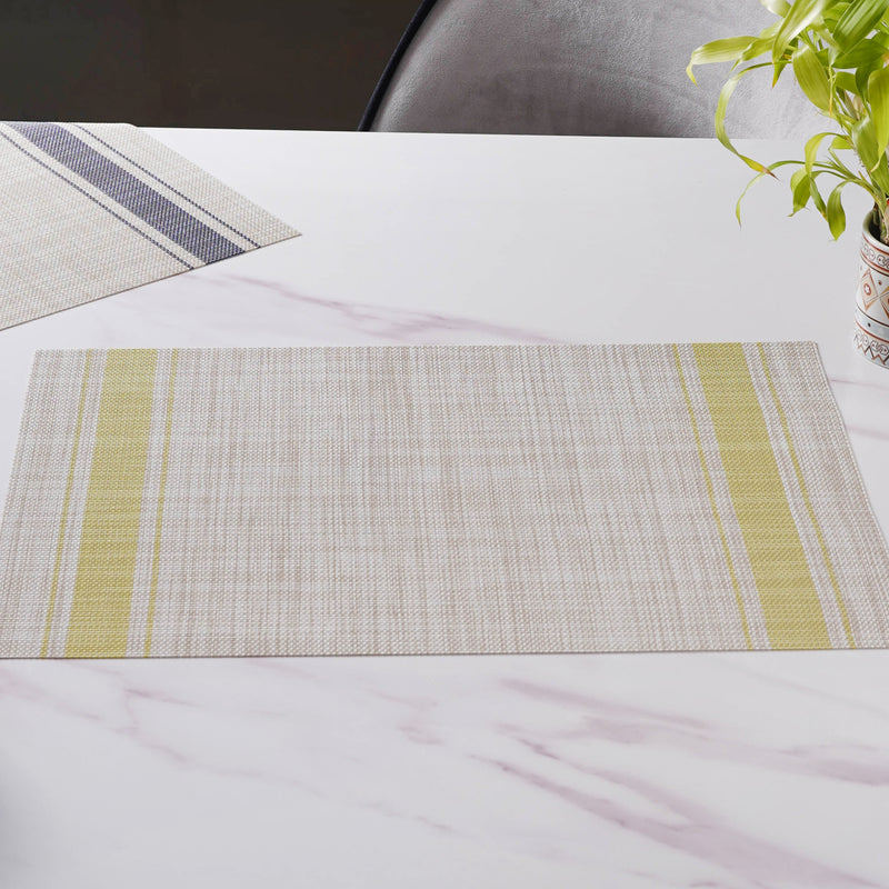 Striped Table Mat Set