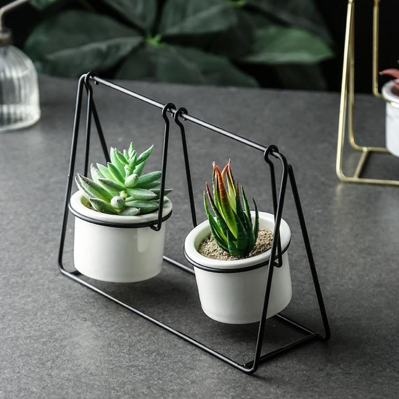 Marble Swing Planter - Plant pot and plant stands | Room decor items