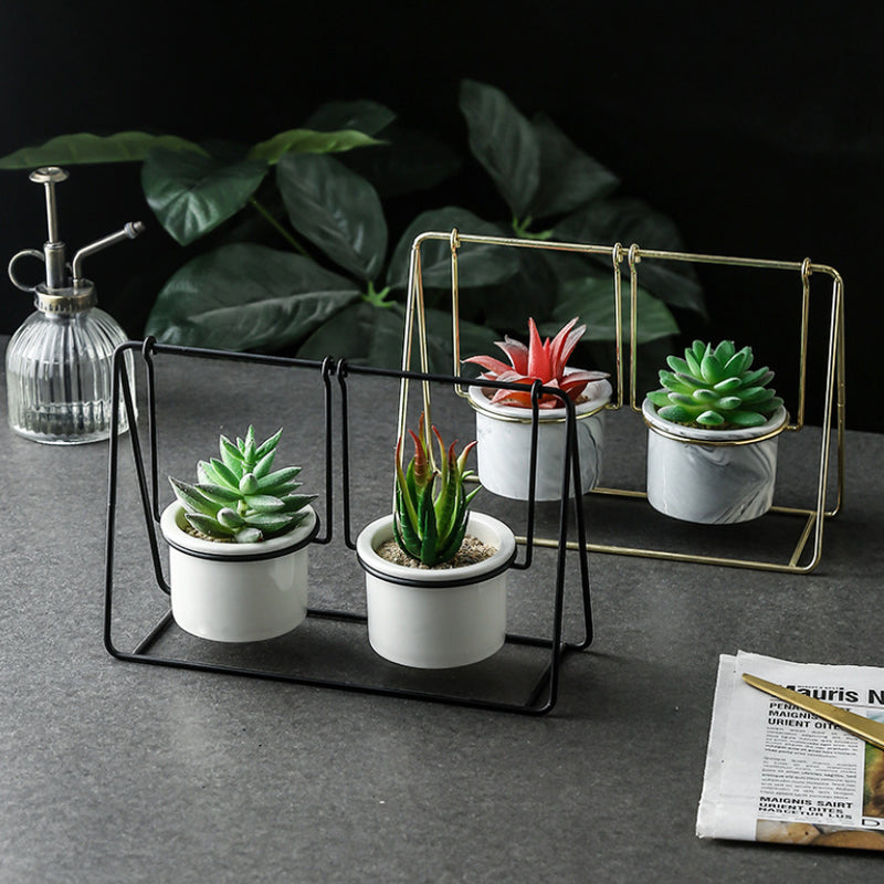 Marble Swing Planter - Plant pot and plant stands | Room decor items