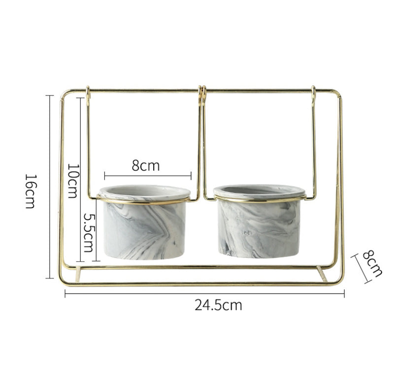 Gold Swing Planter - Indoor planters and flower pots | Home decor items