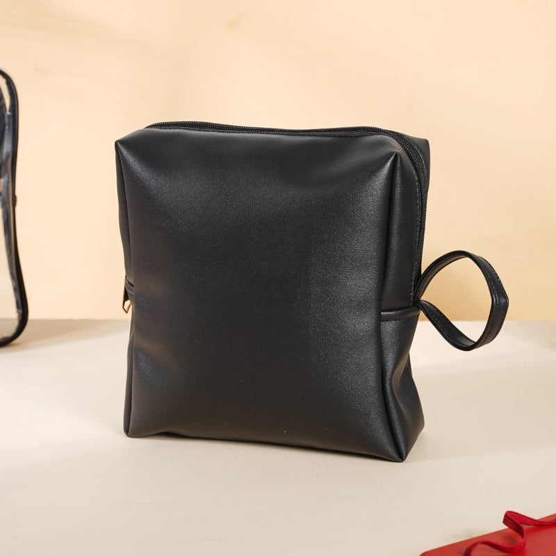 Black Travel Kit Set of 4