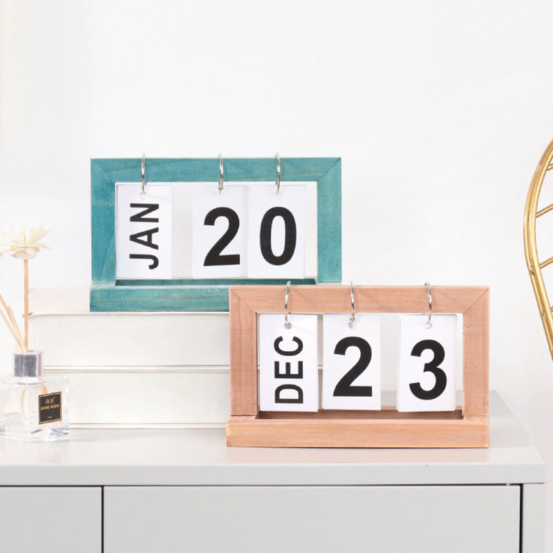 Wooden Table Calendar