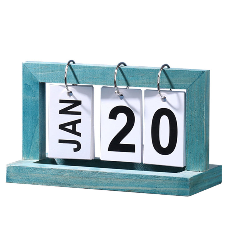 Wooden Table Calendar