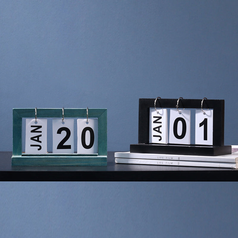 Wooden Table Calendar