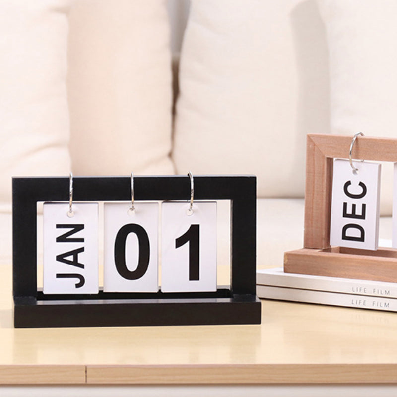 Wooden Table Calendar