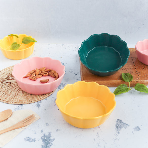 Tart Pan Medium 450 ml - Bowl,ceramic bowl, snack bowls, curry bowl, popcorn bowls | Bowls for dining table & home decor