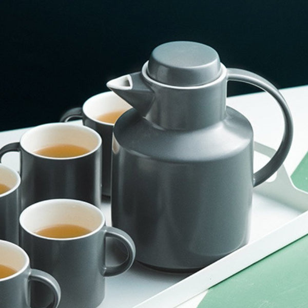 Tea Serving Set Grey - Tea cup set, tea set, teapot set | Tea set for Dining Table & Home Decor
