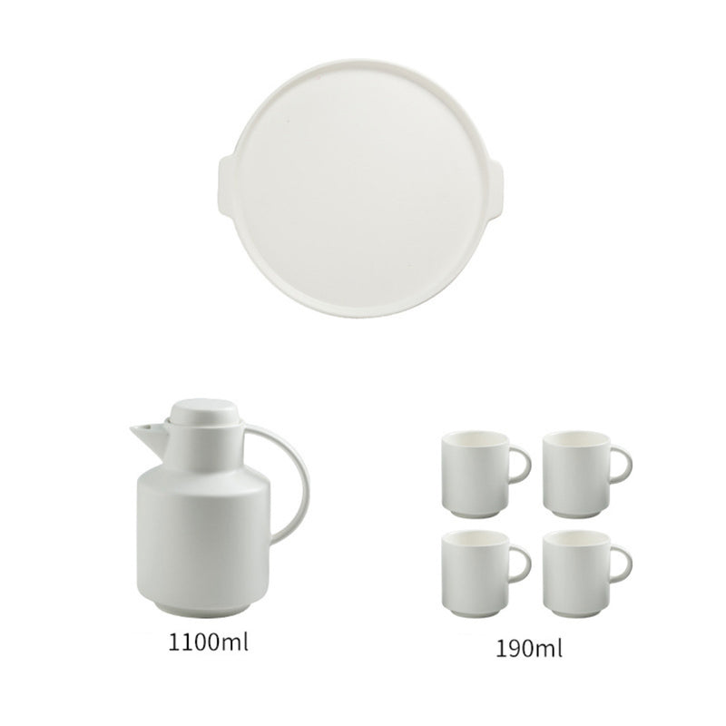 Tea Serving Set White - Tea cup set, tea set, teapot set | Tea set for Dining Table & Home Decor
