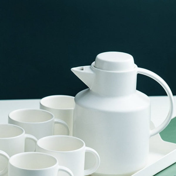 Tea Serving Set White - Tea cup set, tea set, teapot set | Tea set for Dining Table & Home Decor