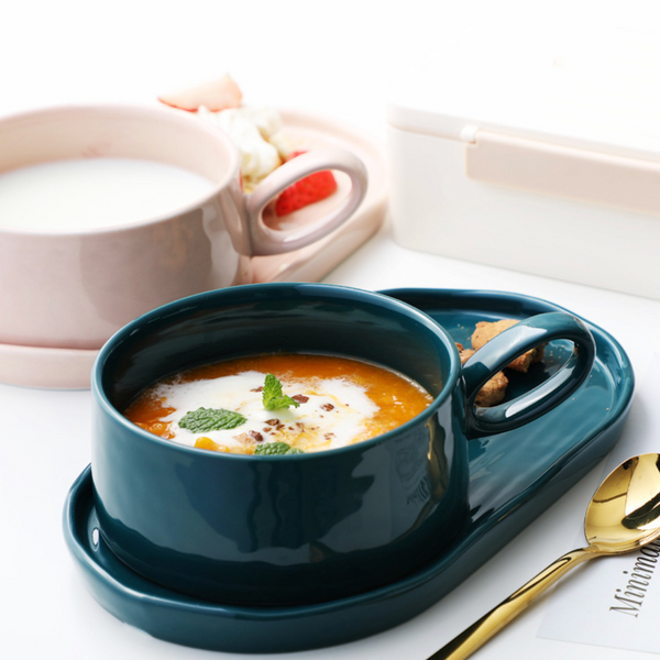 Soup Plate - Ceramic platter, serving platter, fruit platter | Plates for dining table & home decor