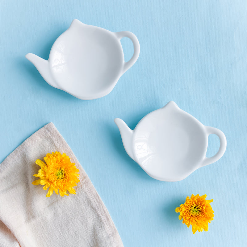 Tea Plate Set of 2 - Serving plate, small plate, snacks plates | Plates for dining table & home decor