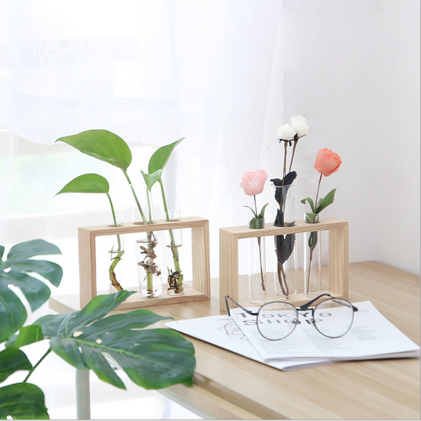 Test Tube Vase - Flower vase for home decor, office and gifting | Home decoration items