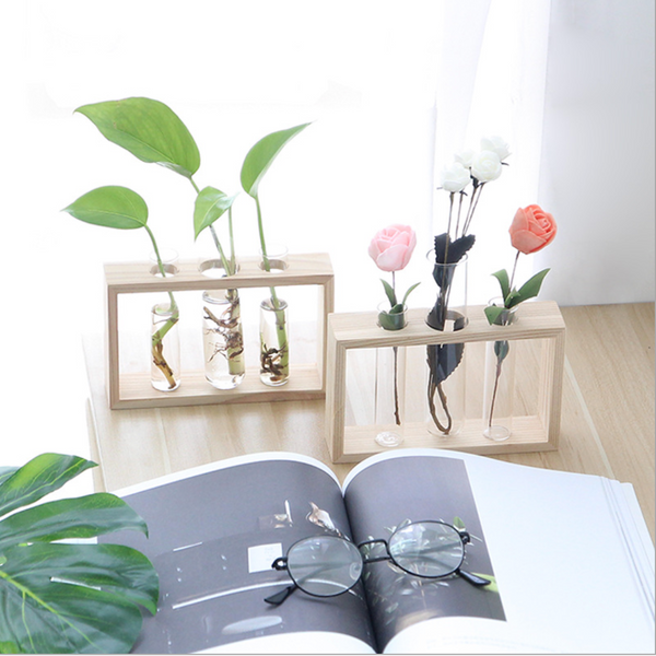 Test Tube Vase - Flower vase for home decor, office and gifting | Home decoration items