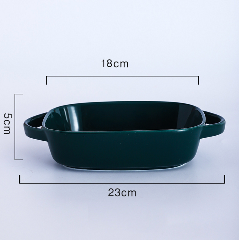 Ceramic Baking Tray With Handles - Baking Dish