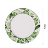 Palm Plates - Serving plate, rice plate, ceramic dinner plates| Plates for dining table & home decor