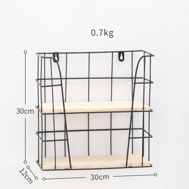 Two Tier Metal Shelf - Wall shelf and floating shelf | Shop wall decoration & home decoration items