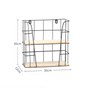 Two Tier Metal Shelf - Wall shelf and floating shelf | Shop wall decoration & home decoration items