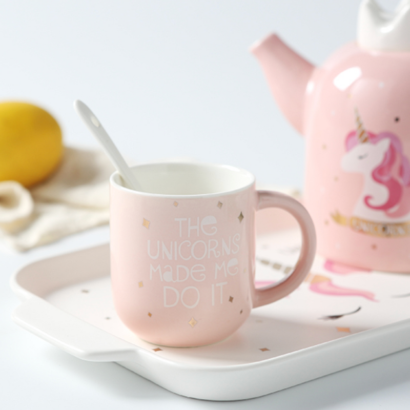 Unicorn Tea Set - Tea cup set, tea set, teapot set | Tea set for Dining Table & Home Decor