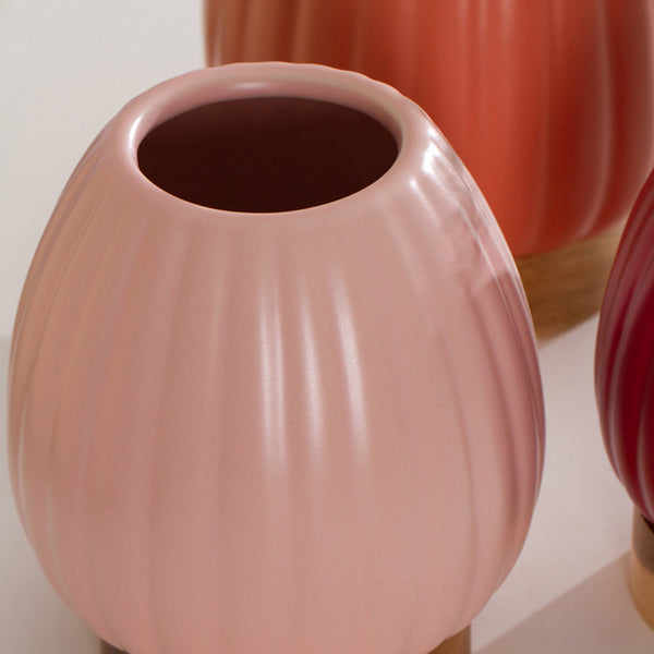 Ceramic Vase - Flower vase for home decor, office and gifting | Room decoration items