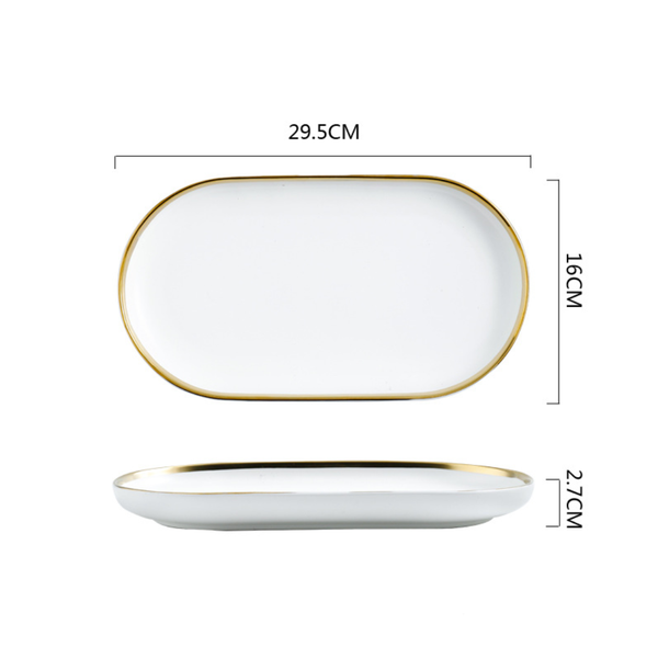 Buy Stylish White Plates Online for Serveware | Nestasia