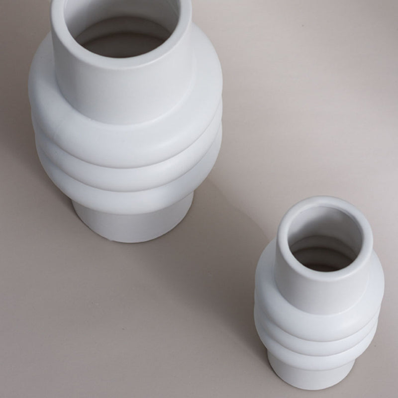 Tall Fluted Vase - Flower vase for home decor, office and gifting | Home decoration items