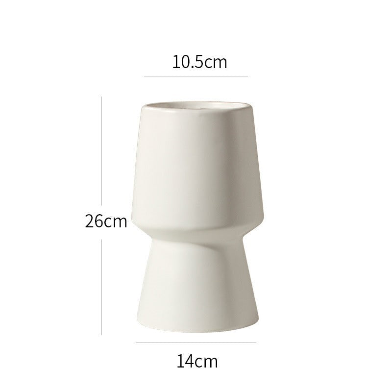 Monotone Vase - Flower vase for home decor, office and gifting | Home decoration items