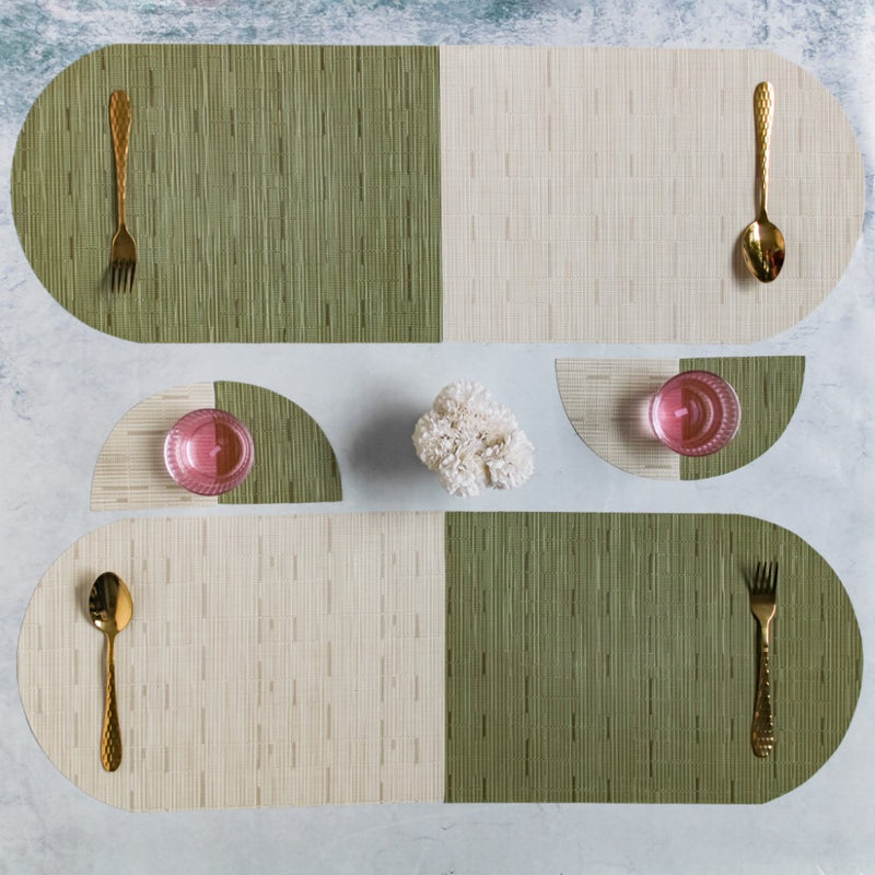 Dining Table Placemat and Coaster Set