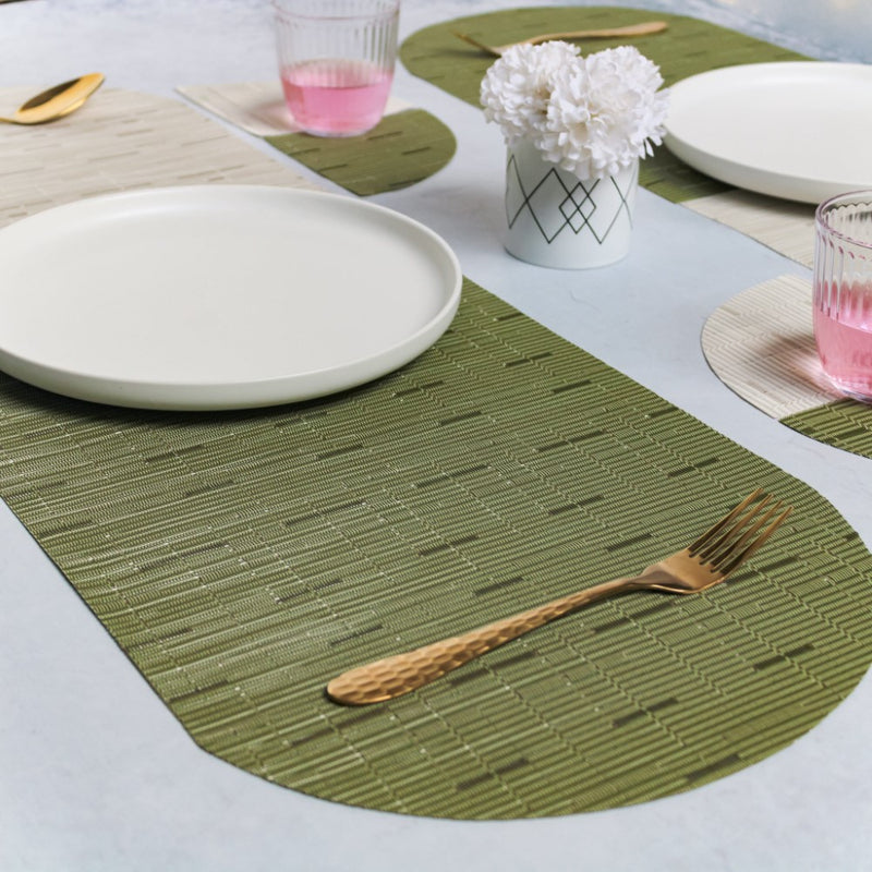 Dining Table Placemat and Coaster Set
