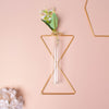 Triangular Wall Tube Vase - Flower vase for wall decoration/wall design | Living room decoration ideas
