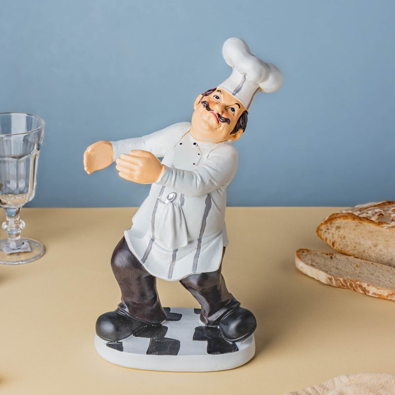 Wine Holder Chef Decor - Showpiece | Home decor item | Room decoration item