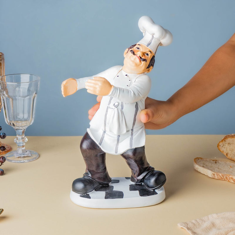 Wine Holder Chef Decor - Showpiece | Home decor item | Room decoration item