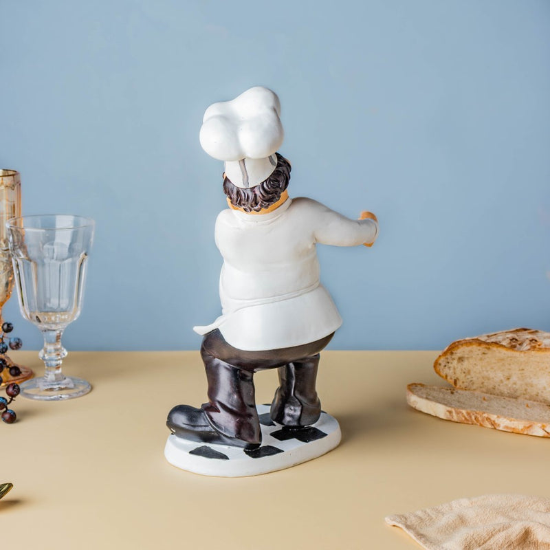 Wine Holder Chef Decor - Showpiece | Home decor item | Room decoration item