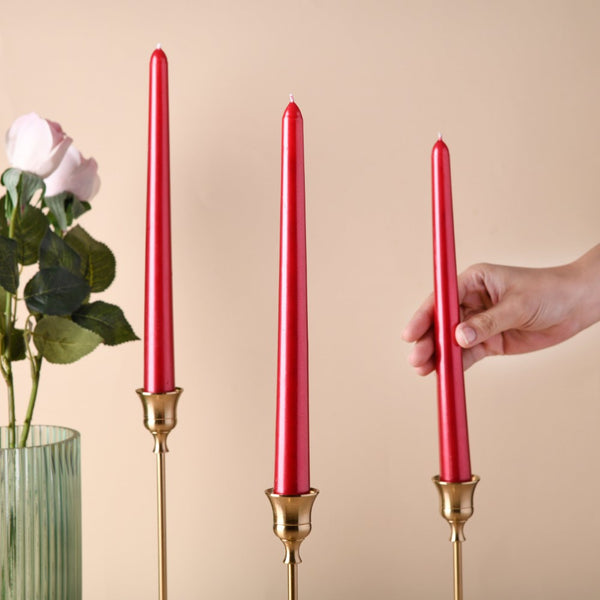 Smooth Taper Candle Set of 4