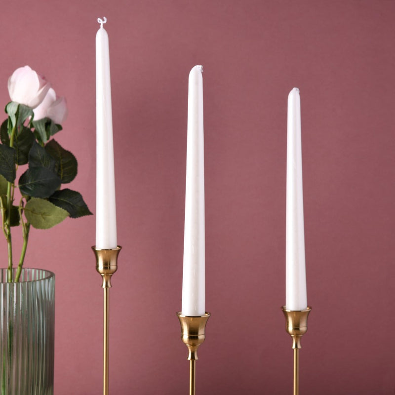 Smooth Taper Candle Set of 4 - Candle | Home decor