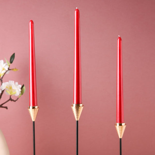 Smooth Taper Candle Set of 4